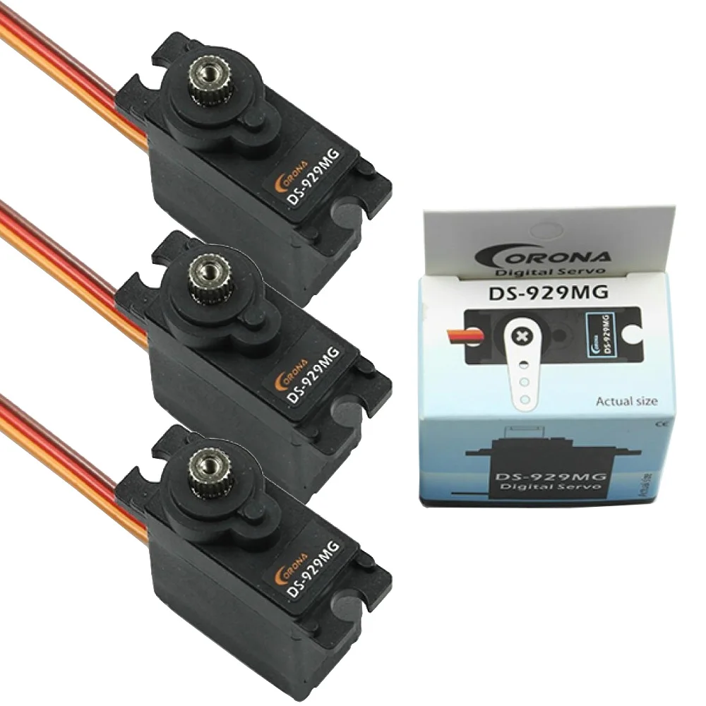 

RC Corona DS-929MG DS929MG 4.8-6.0V 12.5g Metal Gear Digital Servo For TREX 450 3D Electric Helicopter