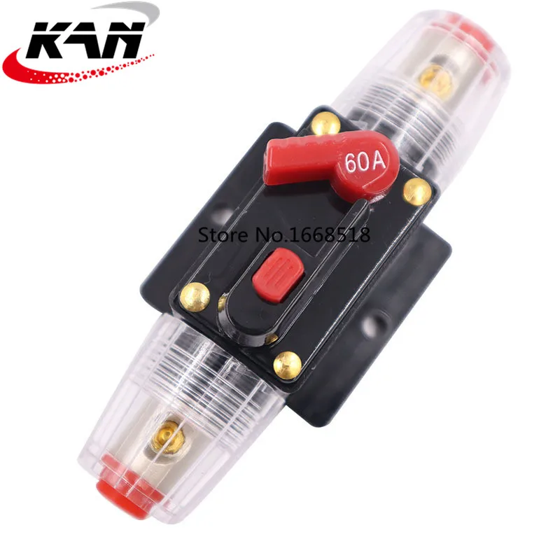 Прерыватель цепи усилителя звука для грузовика, 100 А, 50 А, 60 А, 80 А, 150 А, 12 В, 24, блок предохранителей AGU Style, установка для стереоусилителя, предохранитель, адаптер