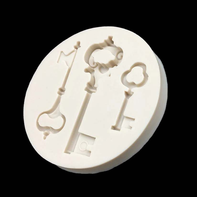 Key Silicone Mold Fondant Chocolate Sugarcraft Mould Cake Decorating Tools - view 5