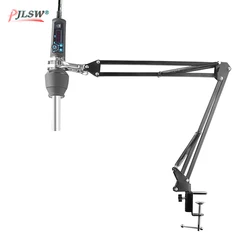 Hot air gun bracket Desktop folding stable bracket long arm 360 degree rotating heat gun bracket 3 axis bracket universal tools