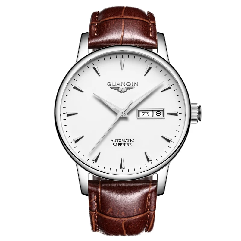 2021 Guanqin GJ16058 패션 시계, 방수 및 방진 남성용 시계 더블 캘린더 브랜드