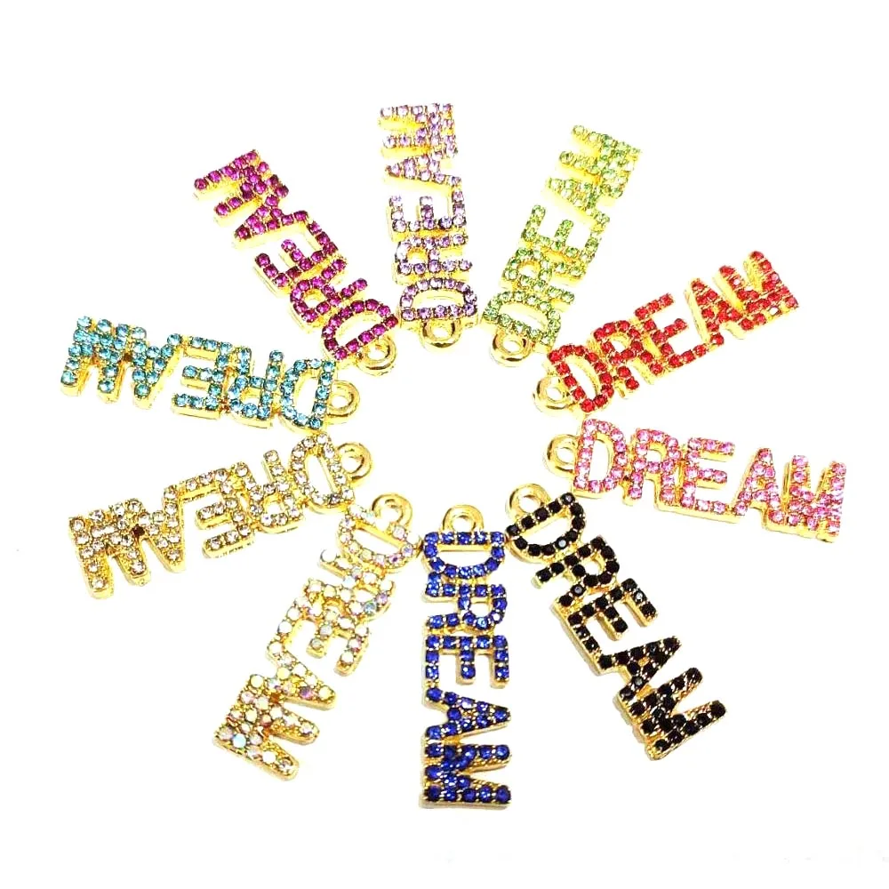 

10pcs letter dream charms for women DIY jewelry accessories L1