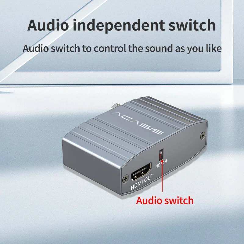 Acasis 3G Video Micro Converter SDI to HDMI-compatible To SDI Adapter Converter with Audio Auto Format Detection For Camera