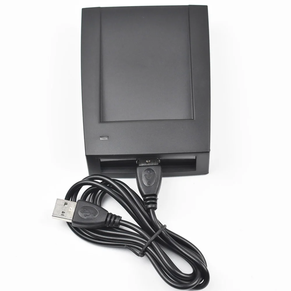 13.56Mhz Black USB Proximity Sensor Smart NFC IC Card Reader Plug and Play 14443A with USB Cable no need driver