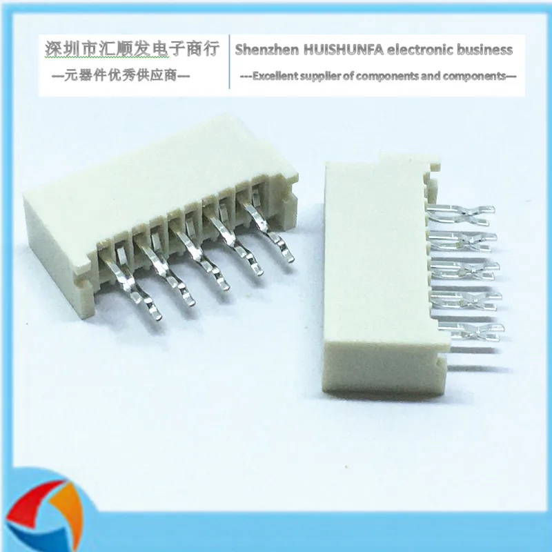 1.25mm Straight Pin FFC Flat Wire Socket Strip Connector FPC Connector  4/5//6/8/10/12/14/16/18/20/22/24/26/28/30P