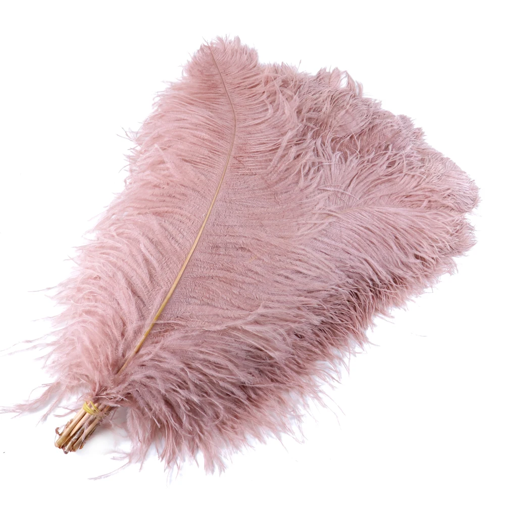 10Pcs big Pole Ostrich Feather for Wedding Party Home Table Centerpieces Handicraft Decoration Crafts Accessories Plumage