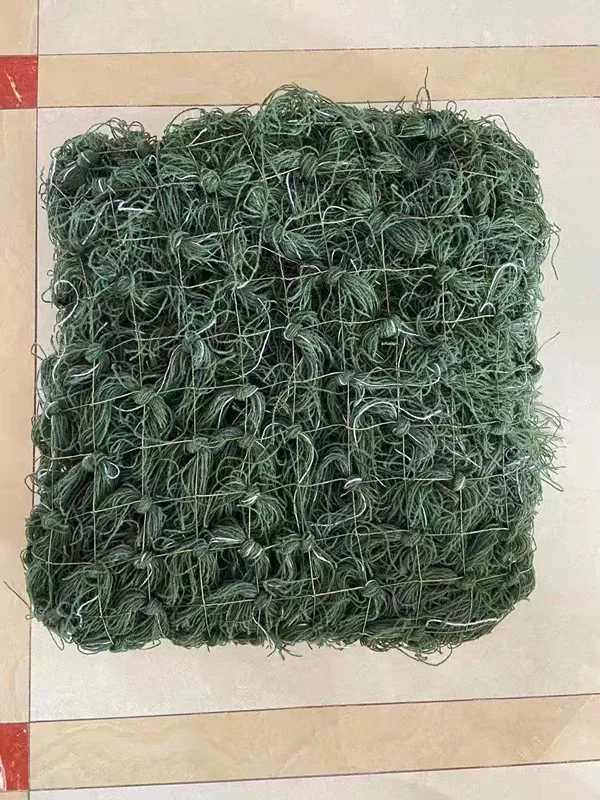 Camouflage Jungle Ghillie Suit Handmade Knitting 125x150cm Men\'s and women\'s cloak camouflage net exhibition decoration