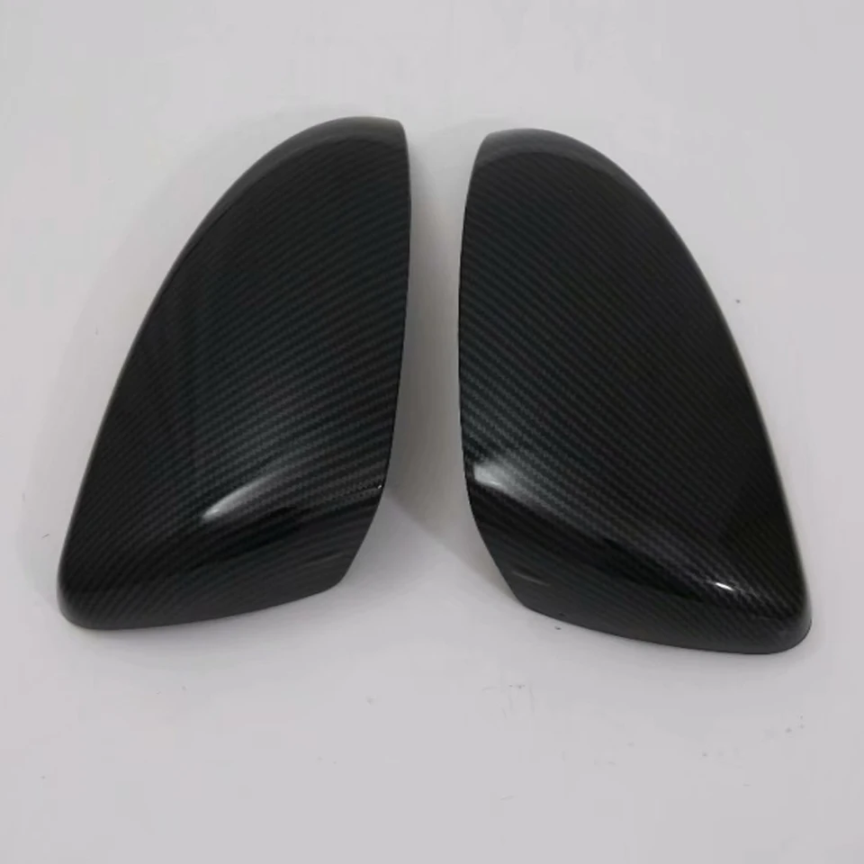 For KIA K3 2019 2020 Carbon Fiber ABS Car Side Door Rearview Mirror Protect Frame Cover Trims Car Styling Accessories