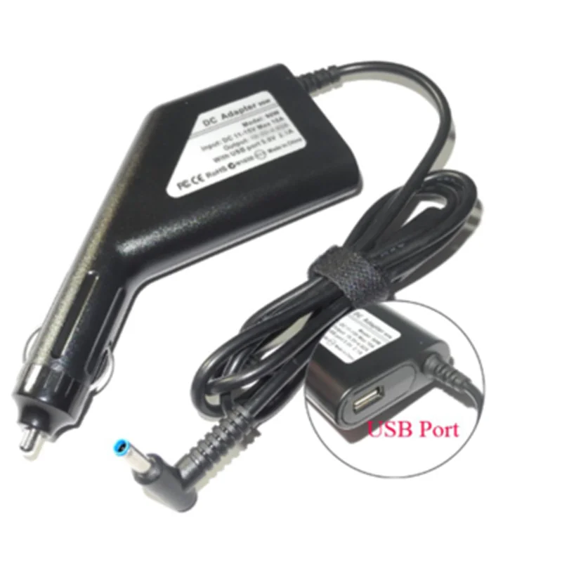 

19.5V 3.33A 4.5mm*3.0mm Laptop Adapter Car Charger For HP Notebook HSTNN-CA15 430 G3 Laptops USB Mobile Phone Charger