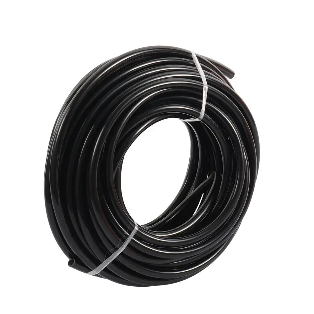 10m Black 4/6mm Pu Pipe Garden Atomizing System Watering Hose Horticultural Agriculture Irrigation Aquarium CO2 System Tube