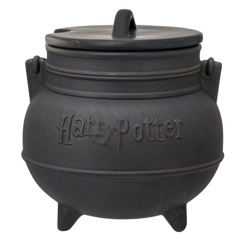 Harri Potter Movie and Television Peripheral Potion Ceramic Crucible Hogwarts Magic Pot Mug Coffee Cup Action Toy Figures