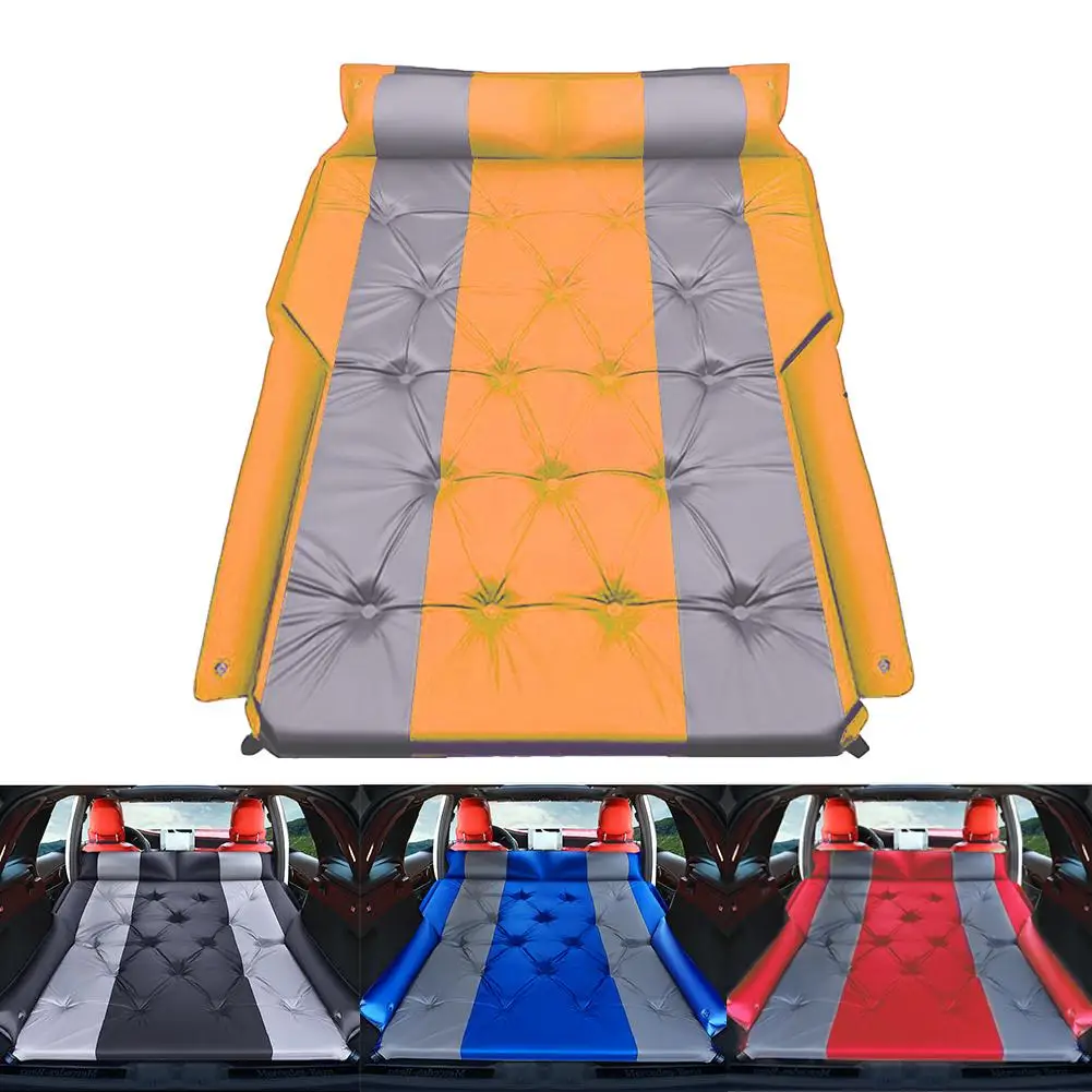 Four Seasons Off-road Car Iatable Bed SUV Car Mattress Rear Row Car Travel Sleeping Pad Air Bed Camping Mat Pad Air Mattress