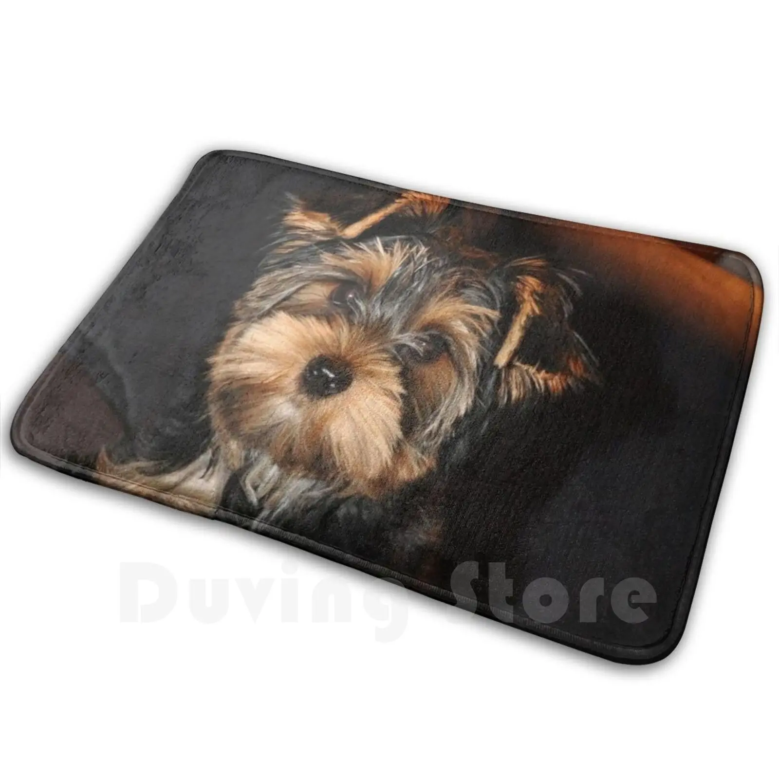 Cute Yorkshire Terrier Dog Soft Non-Slip Mat Rug 62 Carpet Cushion Yorkshire Terrier Yorkie Dog Pet Toy Breed Teddy Bear