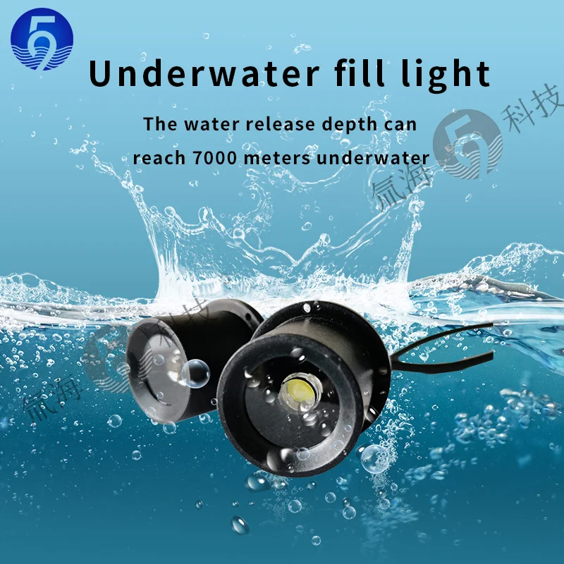 

Underwater 500m depth IP68 Diving Video Fill Light Lamp White Red Dive Torch L018W waterproof Diving Flashlight