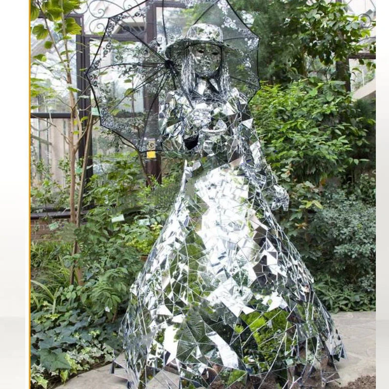 

Серебряное зеркало, космический свадебный костюм, платье будущей невесты, одежда для косплея, сценического шоу