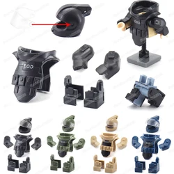 Special Action Team Armor Suit Military Building Block Moc WW2 Figures Body Armor Equipment Model Diy Child Gift Educational Toy