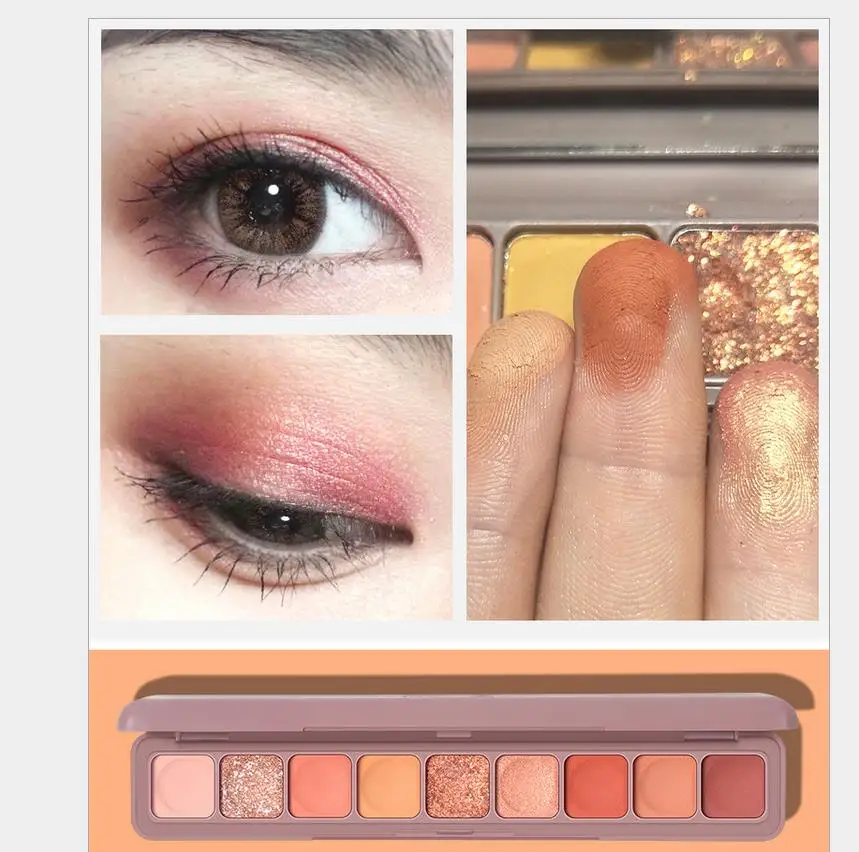 9 色グリッターギャラクシーアイシャドウマッシュポテトマットスモーキーパレットシマー顔料アイシャドウシャインダイヤモンドシャドウキット T0178