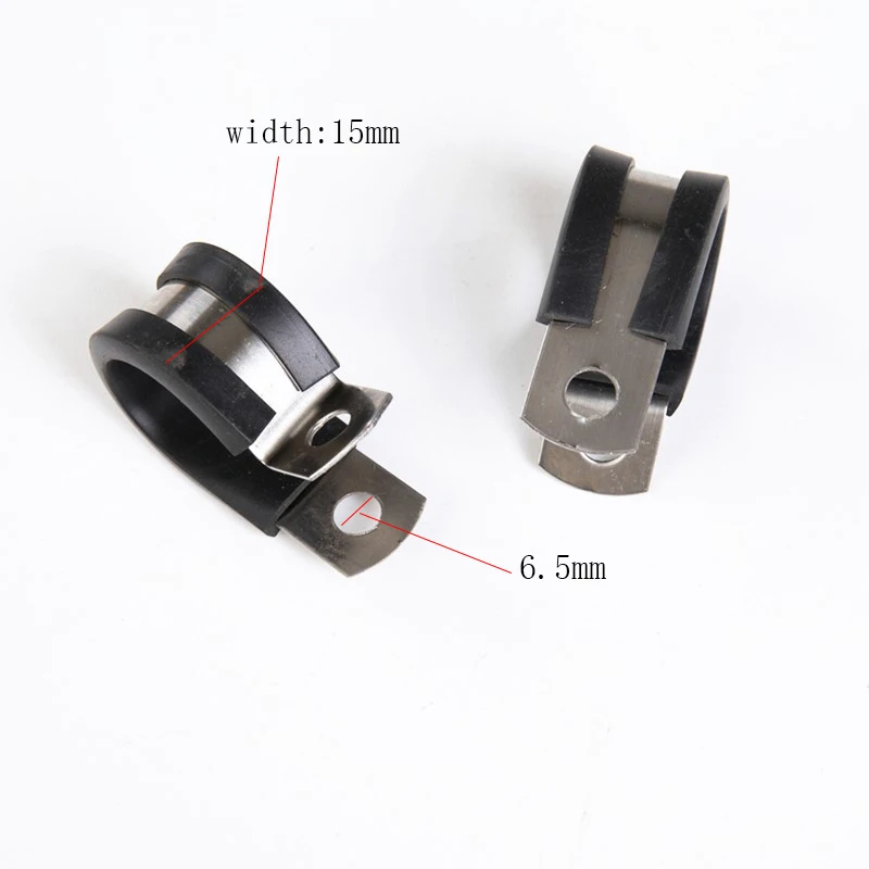 Kabel Klem, 52Pcs Rubber Kussen Geïsoleerde Klem. Rvs Metalen Klem (Assortiment Kit 3)