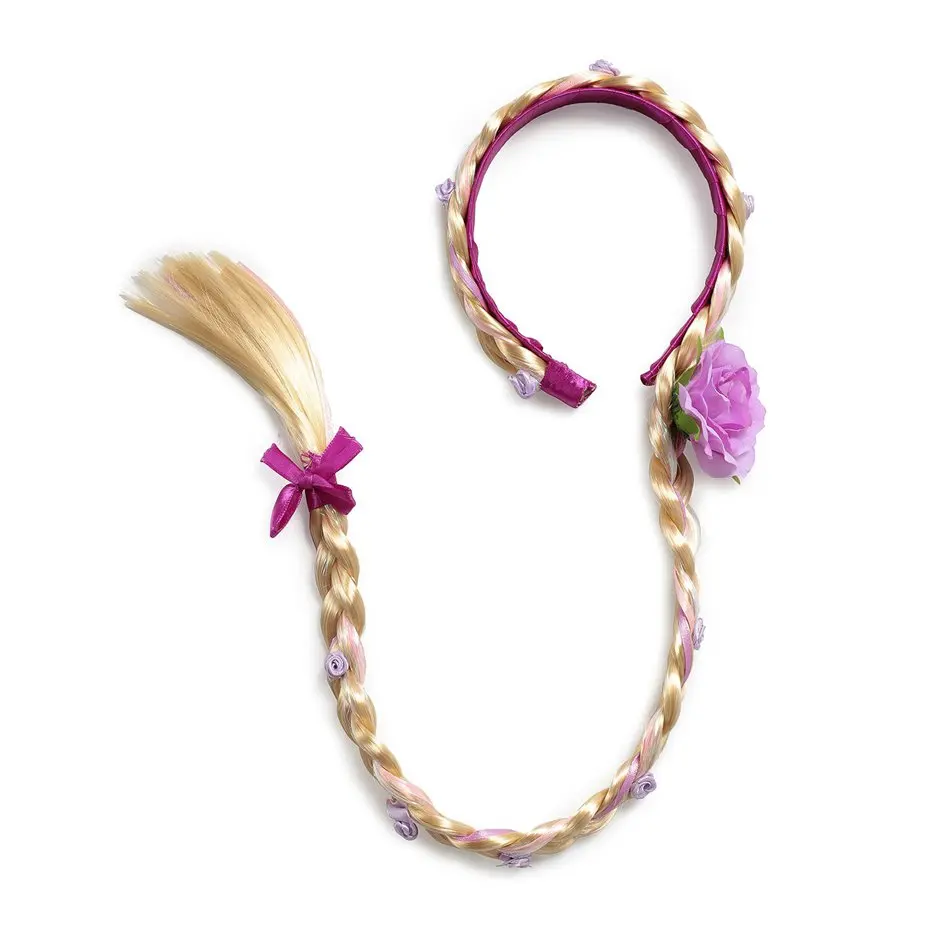 Halloween Cosplay Costume Accessories Princess Dress up Tiara Headwear for Girls Birthday Party Supply Anna Braid Elsa Headgear