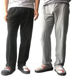 Men's Lounge Pants Soft 100%cotton Sleep Bottoms long trousers Loose Casual Pajamas Summer Homewear