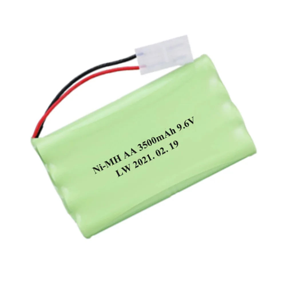 9.6 فولت 3500mAh ni-mh بطارية ل RC اللعب خزانات السيارات القطارات روبوت قارب بندقية أدوات 9.6 فولت 3000mah mimh شاحن بطارية 5in1 كابل مجموعة