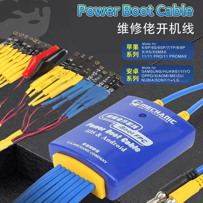 MECHANIKER Telefon Netzteil Test Kabel für Android IOS Boot Linie Motherboard Aktivierung Boot Linie DC Power Control Test Kabel