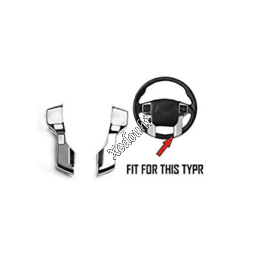 عصا غطاء ABS البلاستيك عجلة القيادة الداخلية عدة إطار الكسوة 2 قطعة لتويوتا تاكوما 2015 2016 2017 2018 2019 2020 2021 2022 2023