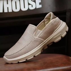 Slip-on Men Loafers Spring New Driving Shoes Men Breathable Men Casual Shoes Non-Slip Shoes Loafers Big Size 45 Chaussure Homme