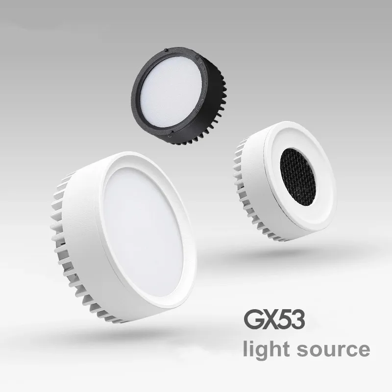 GX53-led светильник Модуль источника, посудомоечная машина вниз светильник, 7 Вт, современный бокс, лампы, потолочный светильник без стробоскопа