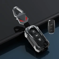 Car Key Protective Case Cover For Skoda Octavia A5 For VW Tiguan Golf MK5 Bora Jetta POLO Passat For Seat Ibiza Leon Flip Key