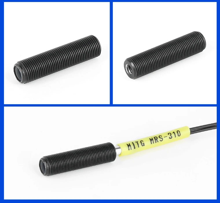 Optischer Fasersensor, Fokuslinse, Spiegel, optisch, M3, M4, M6, für diffuse reflektierende Durchgangsstrahl-Lichtschranke, Gauselink – Detail 9