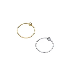 3/6/12/18/24Pcs 925 Sterling Silver Helix Piercing Dainty Nose Ring Handmade Nose Jewelry Piercing Nariz Plata Aro Nariz