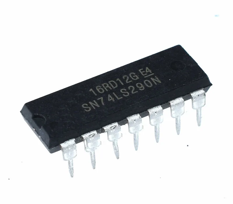 10 Pçs/lote HD74LS290P SN74LS290N 74LS290 DIP14 Lógica-portão e inversor