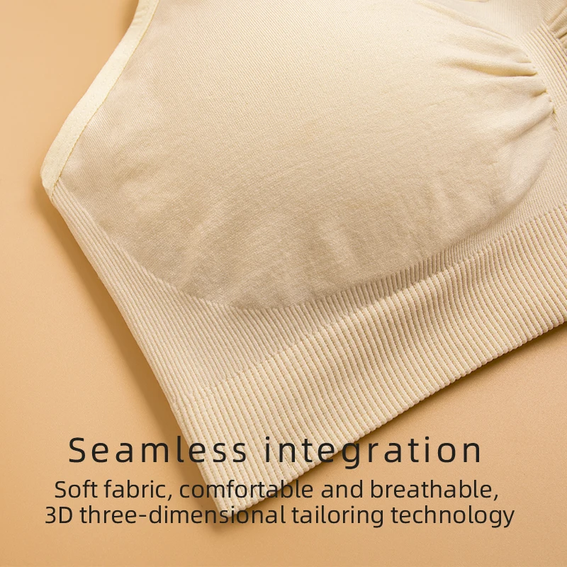 Plus Size Seamless Nursing Bra with Push-Up Effect 4