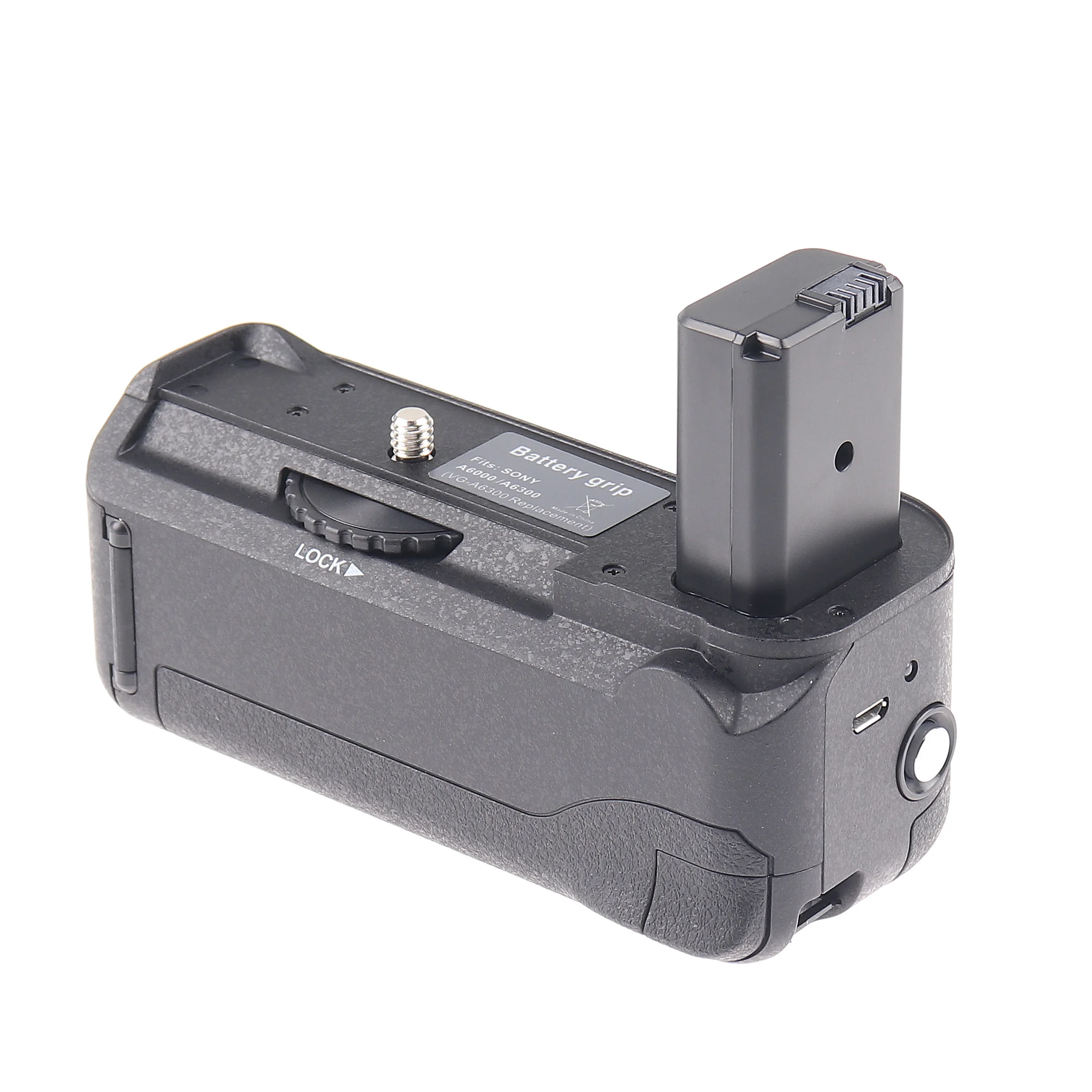 Pacchetto supporto impugnatura batteria verticale FOTGA per Sony A6000/A6300/A6400