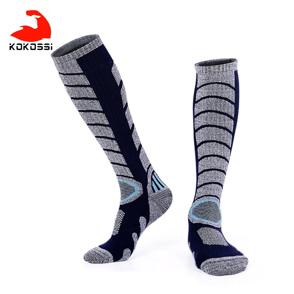 

KoKossi Winter Thicken Long Tube Ski Socks Adult Outdoor Mountaineering Running Sports Keep Warm Towel Bottom Soft Socks