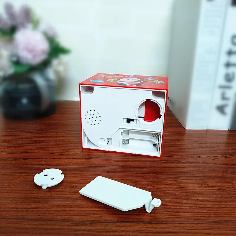 سانتا كلوز ثلج أصبع البنك الآلي سرقة المال عملة البنك أصبع البنك المال صندوق توفير المال هدايا عيد الميلاد للأطفال #5