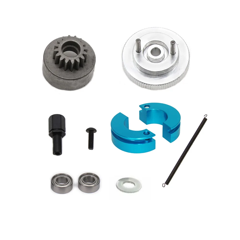 16T Gear 102006 Vliegwiel Clutch Bell Kogellagers Set Voor Hsp 94188 1/10 Rc 1:10 Nitro Motor Car Upgrade onderdelen