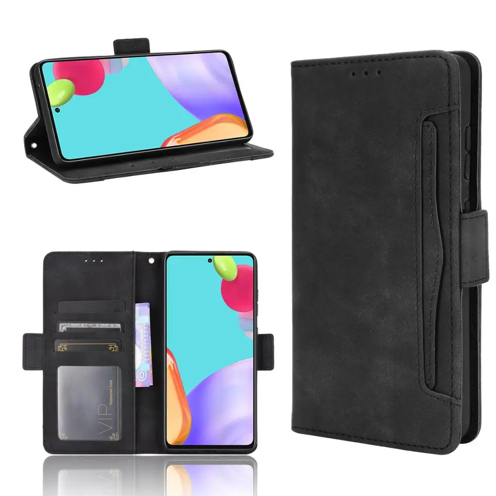 For Samsung Galaxy A52 5G Case Premium Leather Wallet Leather Flip Multi-card slot Cover For Samsung A52 A 52 SM-A526B Case 6.5