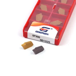 SP200 SP300 SP400 High-quality CNC carbide inserts Slotted inserts CNC lathes Stainless steel rigid grooved inserts