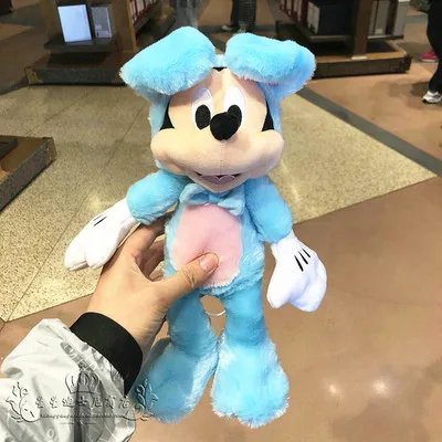 

Shanghai Disney 2021 Easter Mickey Ears move Mickey Plush toys Cartoon cute Stuffed doll Birthday Present For Child