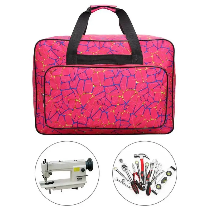 Unisex Large Capacity Sewing Machine Bag Travel Portable Storage Bag Sewing Machine Bags Multifunctional Sewing Tools Hand Bags