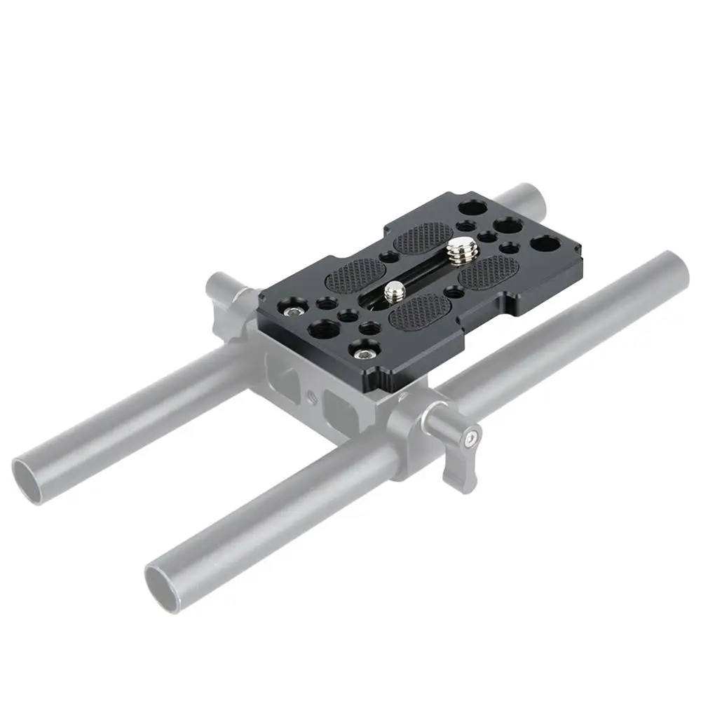 NICEYRIG-Kit de placa Base de liberación rápida para cámara, soporte para trípode de liberación rápida, rosca de 1/4 "y 3/8"