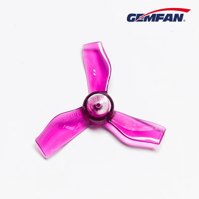 4Pairs 8Pcs Shaft 0.8Mm 3-Blade Gemfan 1219 1.2X1.9X3 31Mm Hollow cup Borstelloze Motor Ccw/Cw Propeller Rc Drone Vliegtuig Onderdelen