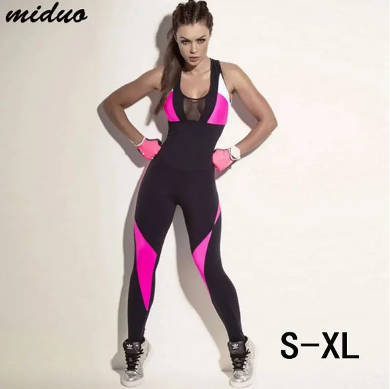 Breathable Quick Dry Sportswear for Women, Yoga Suit, Gym Sport Running Jumpsuit, Jogging Dance Tracksuit, Fitness Clothes