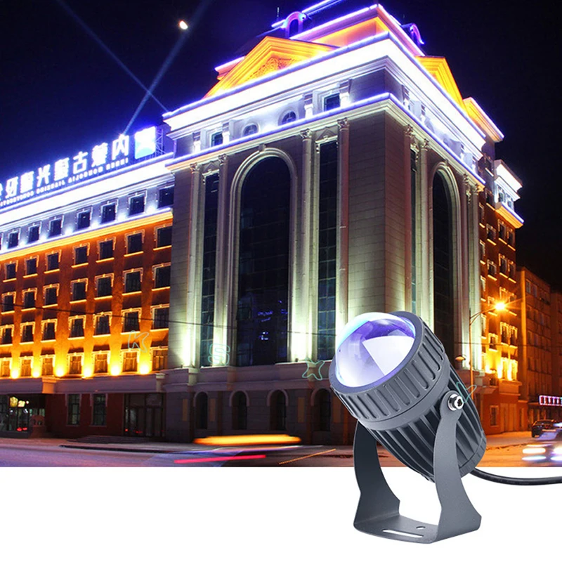 Outdoor Led Floodlight 3W 10W Led Spot Light Lighting Narrow Angle Wall Washer Landscape Lighting AC100 240V DC12V