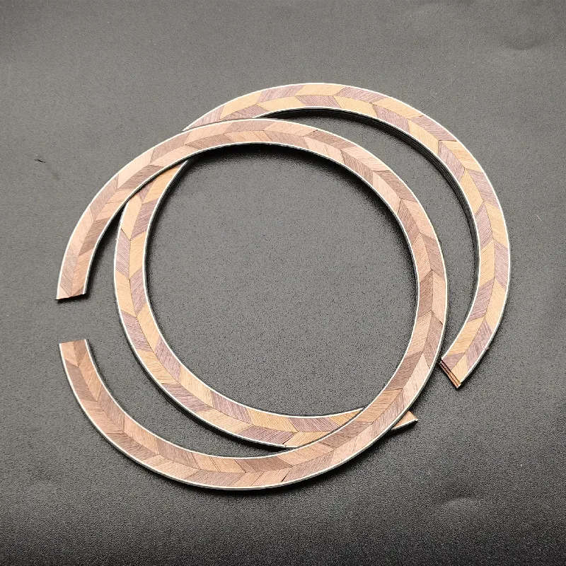 Acoustic Guitar Maple and Rosewood Soundhole Rosette Inlay 110X11mm Guitar Body Project Parts