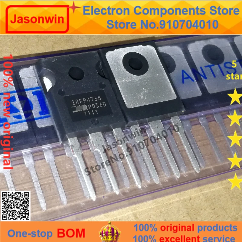 Jasonwin 100% new original  10-50 unids/lote MOSFET IRFP4768PBF IRFP4768 250V 93A TO-247 Transistor