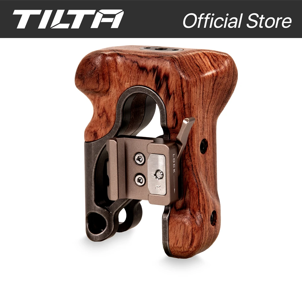 TILTA TA-RWH4-B Right Side Handle attaches to the right side for RED Komodo camera cages by NATO Rail Attachment