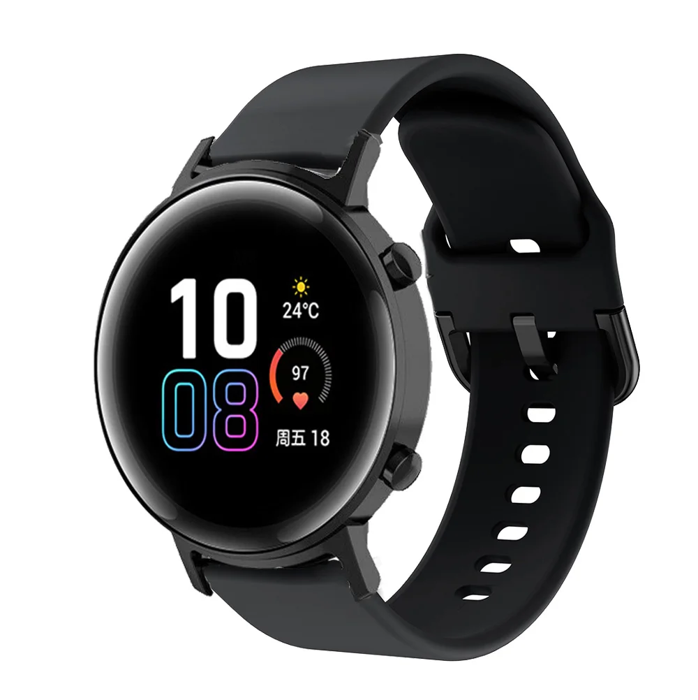 Correa de silicona para reloj Honor magic Watch 2, 42mm, 46mm, 20mm, 22mm, Huawei watch GT 2